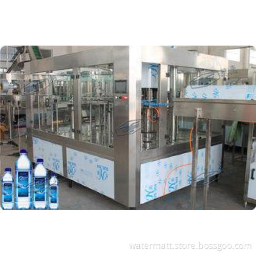 Automatic drinking water bottling machine , High Speed fill
